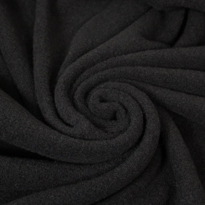Tissu lainage alpaga duveteux - noir - photo 1/4 | So Tissus