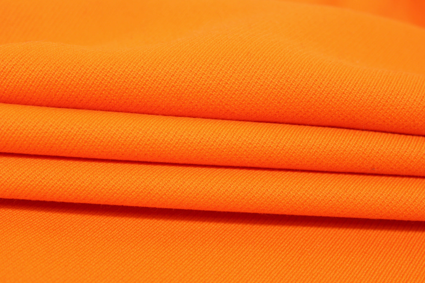 Tissu twill de laine épais- orange - photo 2/4 | So Tissus