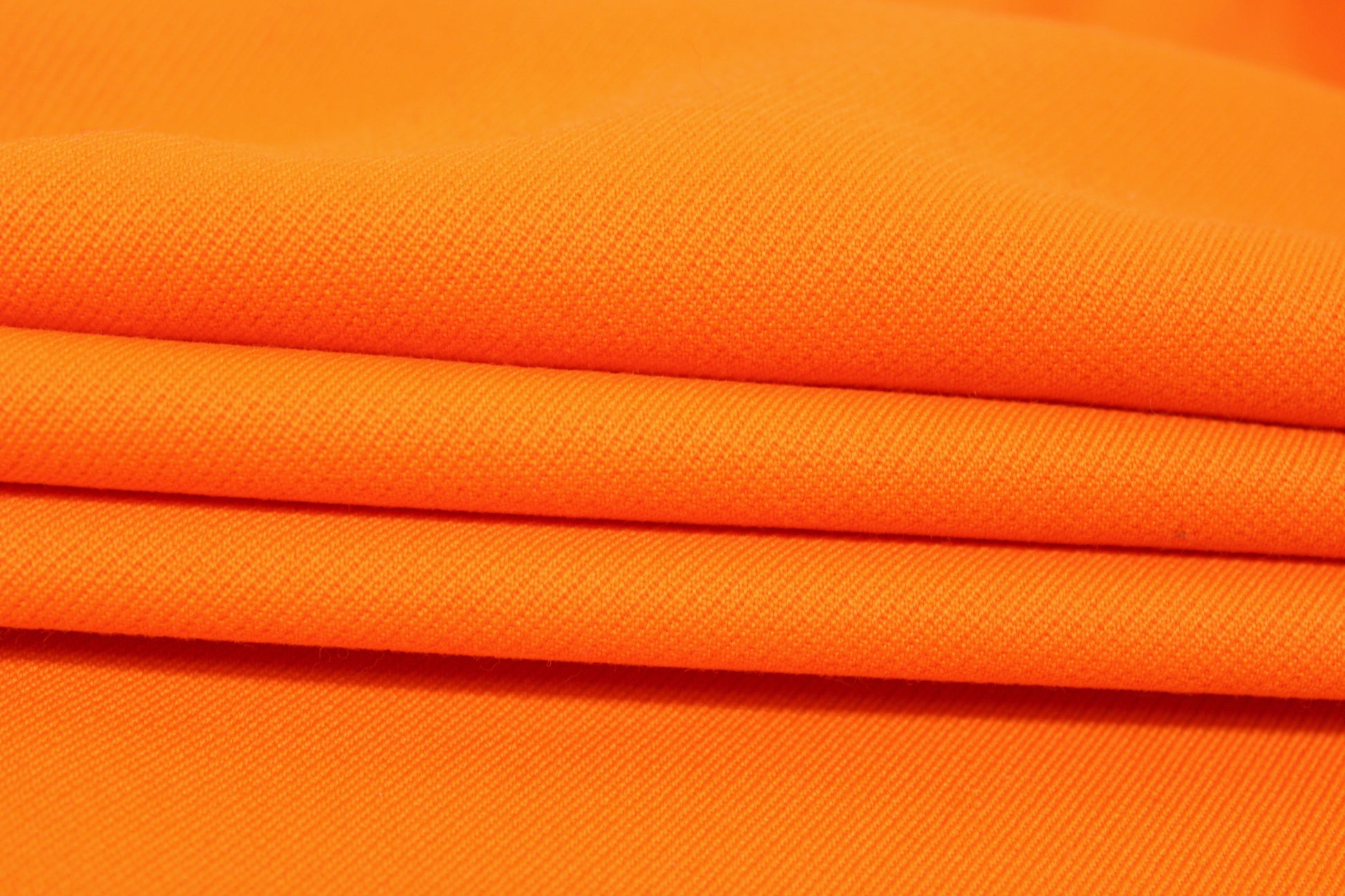 Tissu twill de laine épais- orange - photo 2/4 | So Tissus