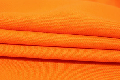 Tissu twill de laine épais- orange - photo 2/4 | So Tissus