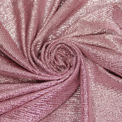 Tissu maille lurex - framboise et argenté - photo 1/4 | So Tissus