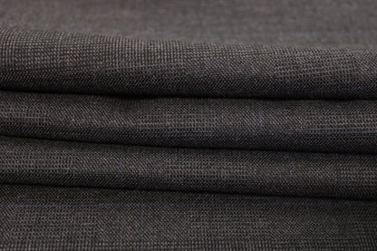 Tissu flanelle viscose - à carreaux - ton gris foncé - photo 2/5 | So Tissus