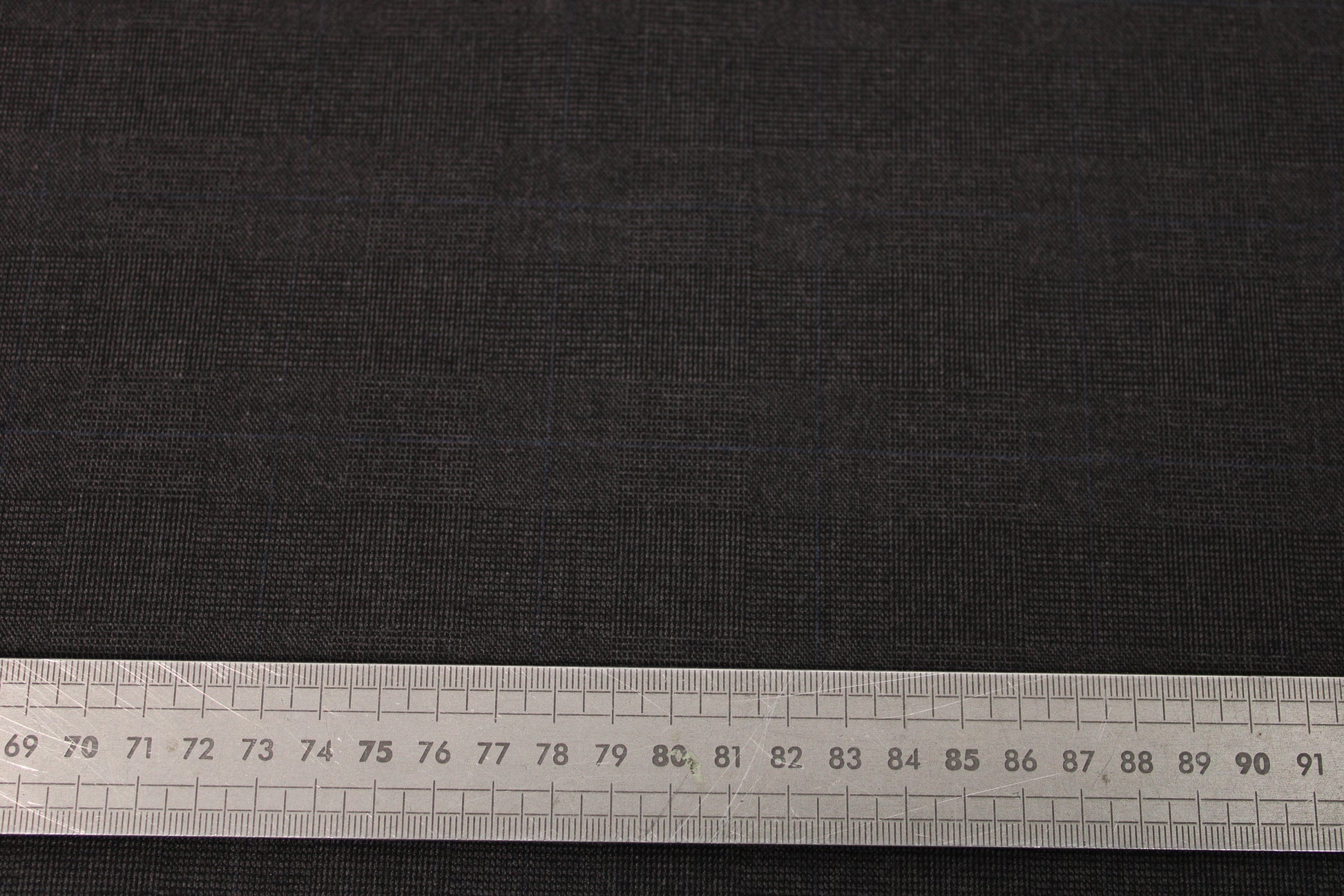 Tissu flanelle viscose - à carreaux - ton gris foncé - photo 5/5 | So Tissus