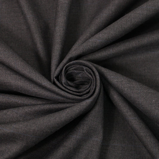 Tissu flanelle viscose - à carreaux - ton gris foncé - photo 1/5 | So Tissus
