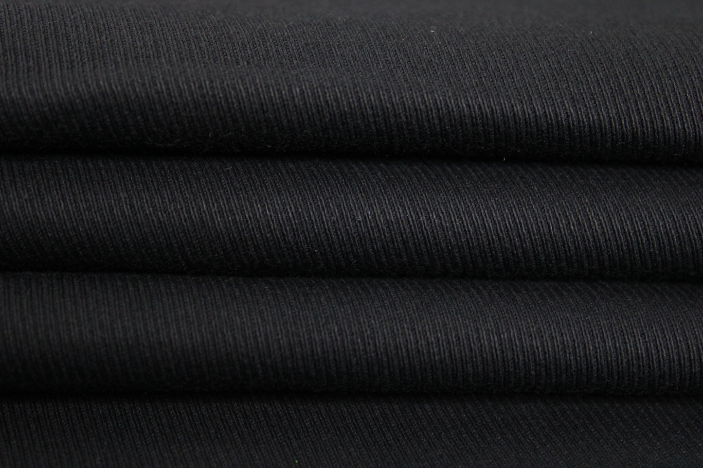 Tissu toile coton stretch - noir - photo 2/4 | So Tissus