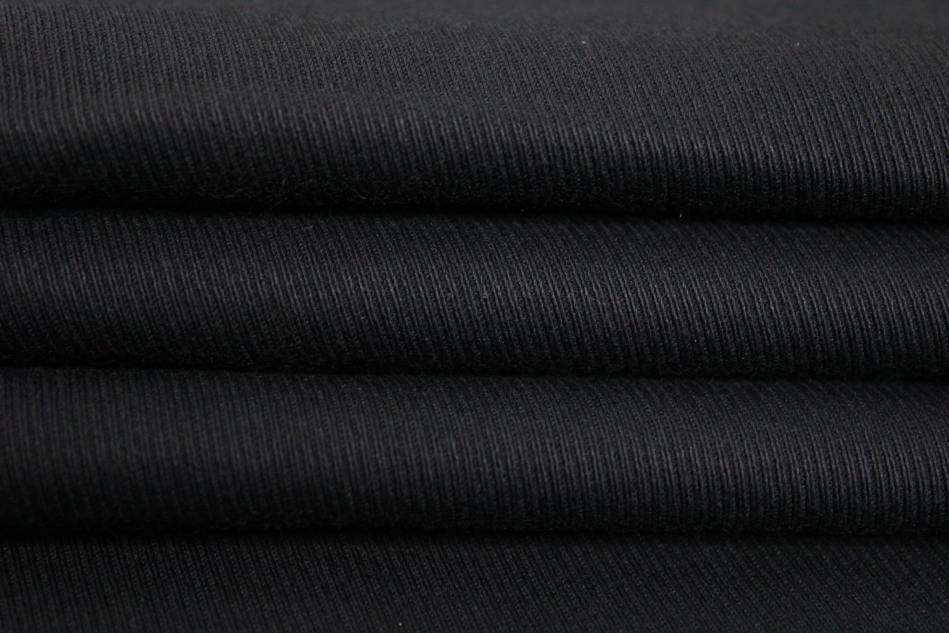 Tissu toile coton stretch - noir - photo 2/4 | So Tissus