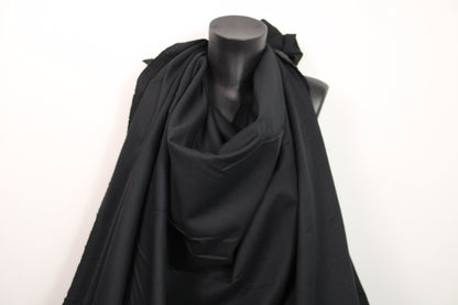 Tissu toile coton stretch - noir - photo 4/4 | So Tissus