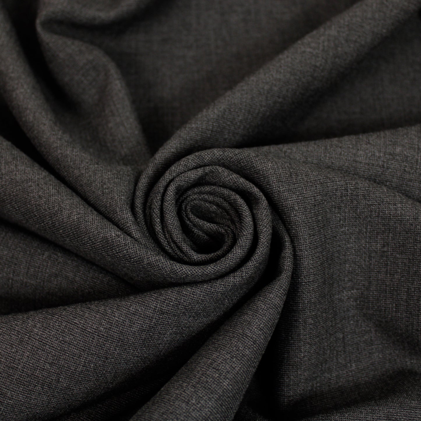 Tissu crêpe lourd - gris anthracite - photo 1/4 | So Tissus