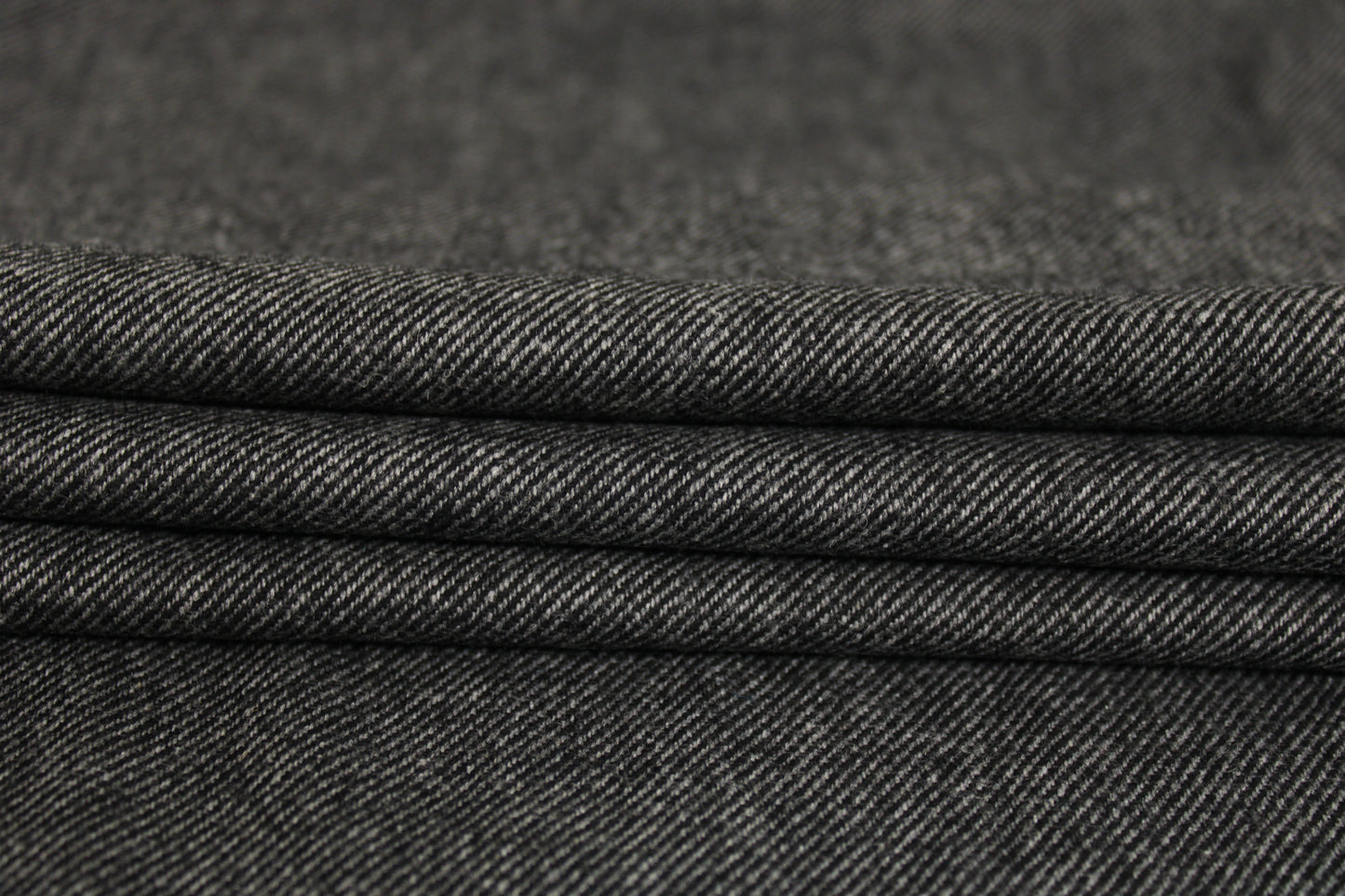 Tissu flanelle viscose - gris anthracite - photo 2/4 | So Tissus