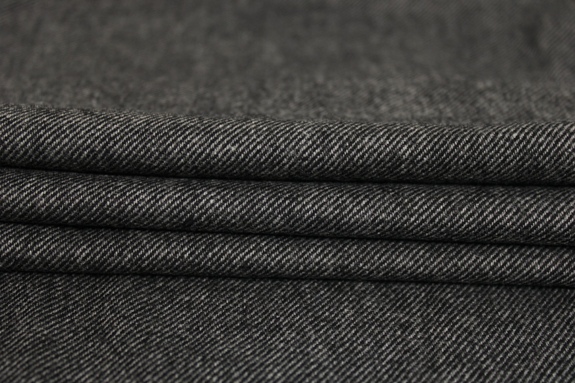 Tissu flanelle viscose - gris anthracite - photo 2/4 | So Tissus
