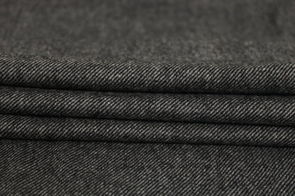 Tissu flanelle viscose - gris anthracite - photo 2/4 | So Tissus