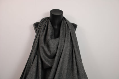 Tissu flanelle viscose - gris anthracite - photo 4/4 | So Tissus