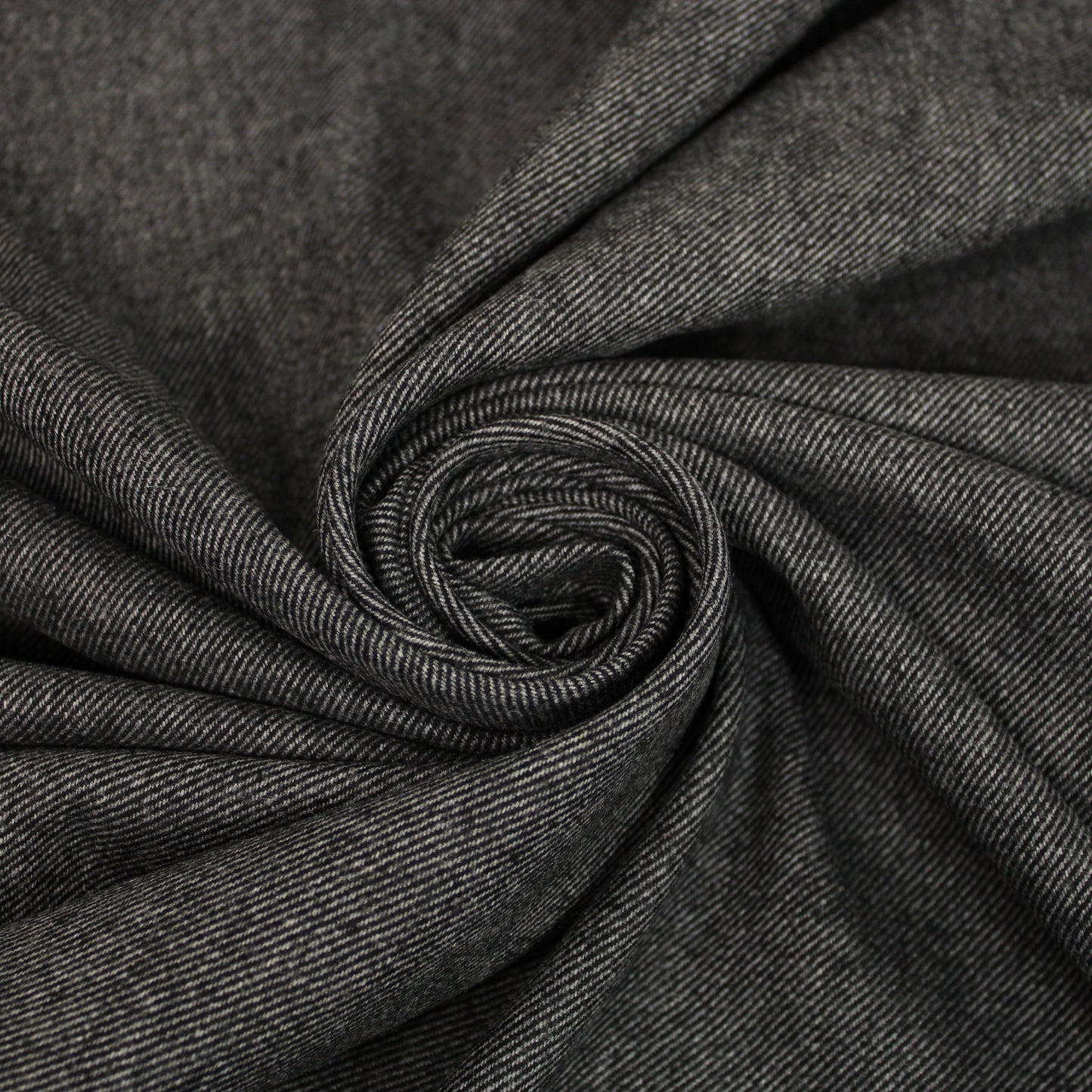 Tissu flanelle viscose - gris anthracite - photo 1/4 | So Tissus