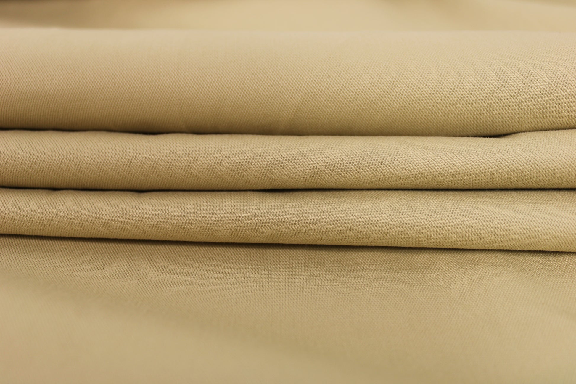 Tissu gabardine de coton stretch - beige - photo 2/4 | So Tissus