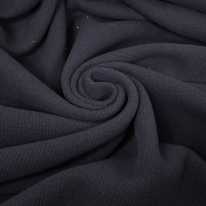 Tissu drap de laine piqué - bleu marine foncé - photo 1/4 | So Tissus