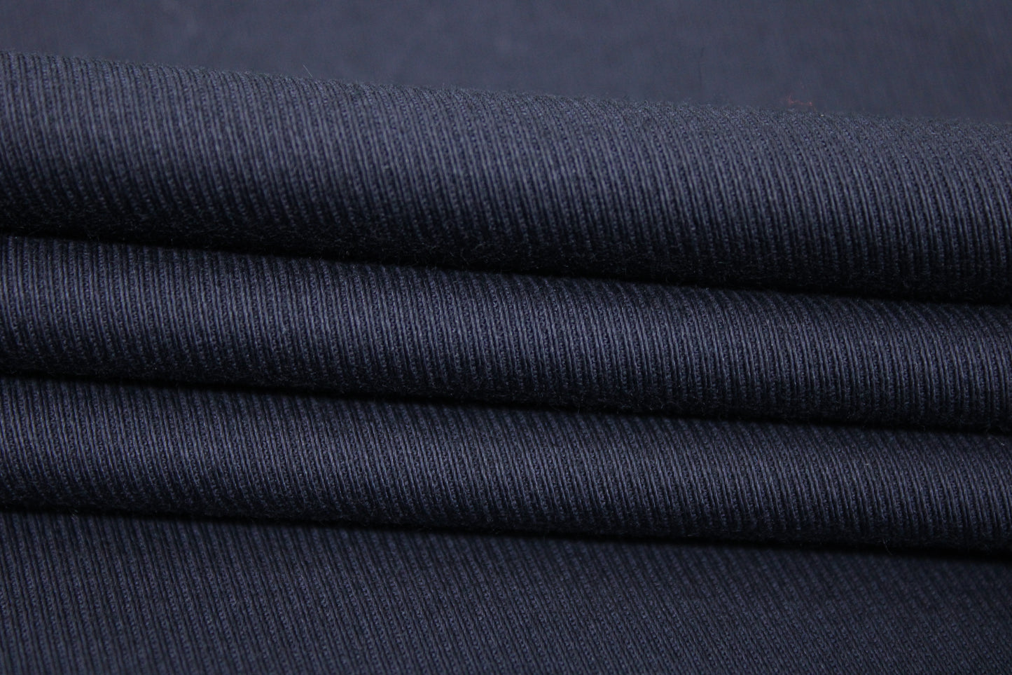 Tissu toile coton stretch - bleu marine - photo 2/4 | So Tissus