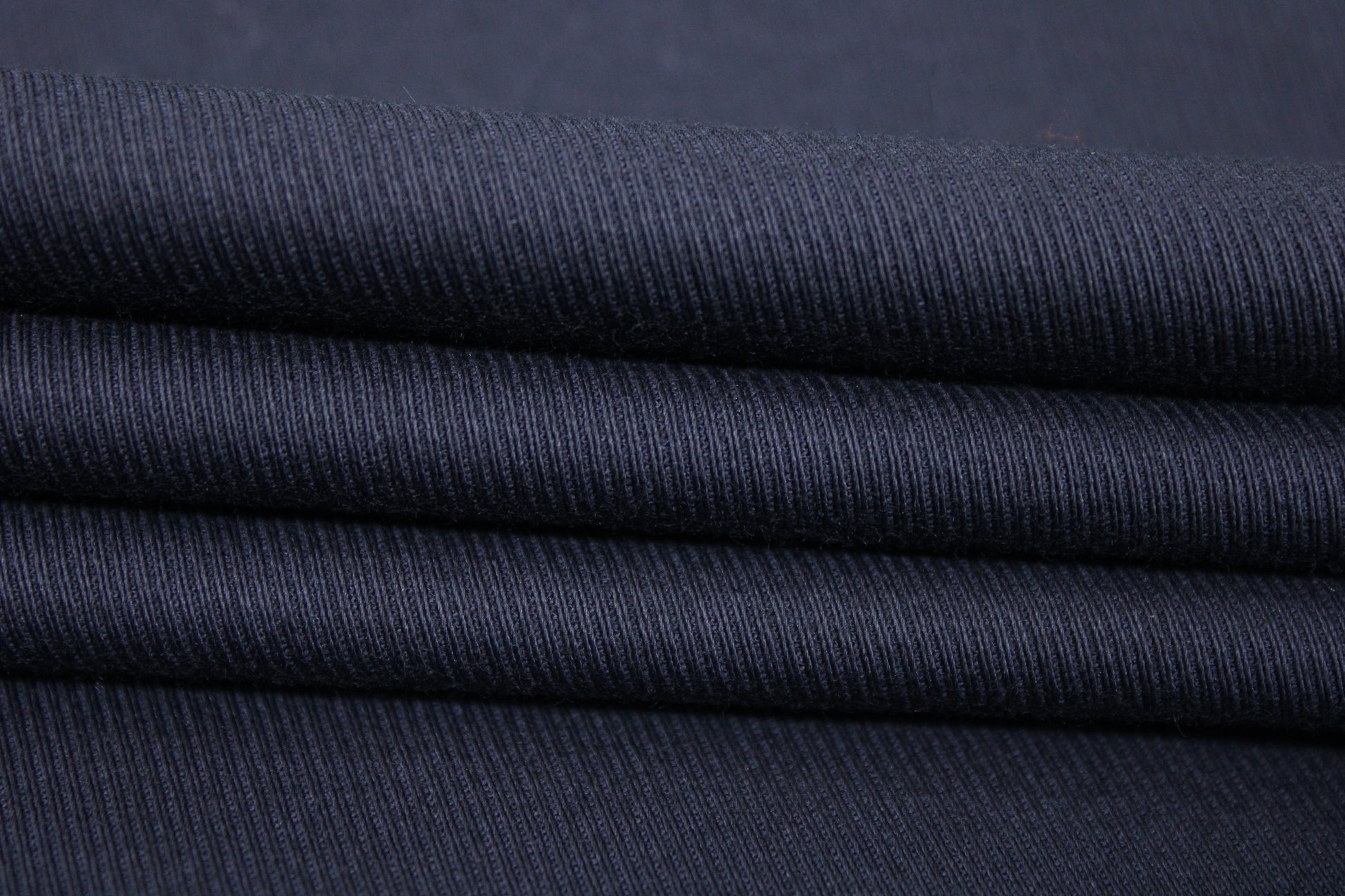Tissu toile coton stretch - bleu marine - photo 2/4 | So Tissus