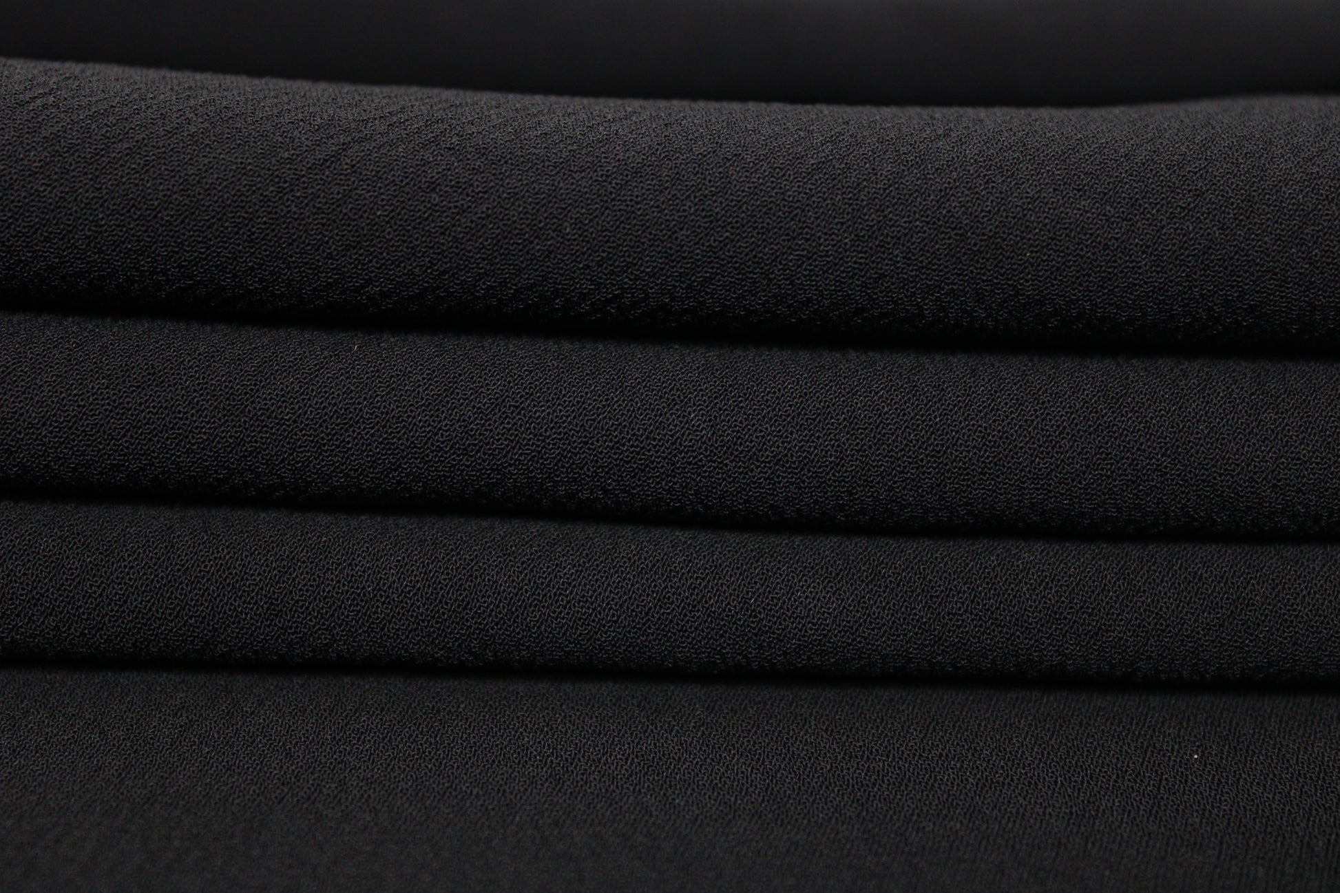 Tissu crêpe japonais - noir - photo 2/4 | So Tissus