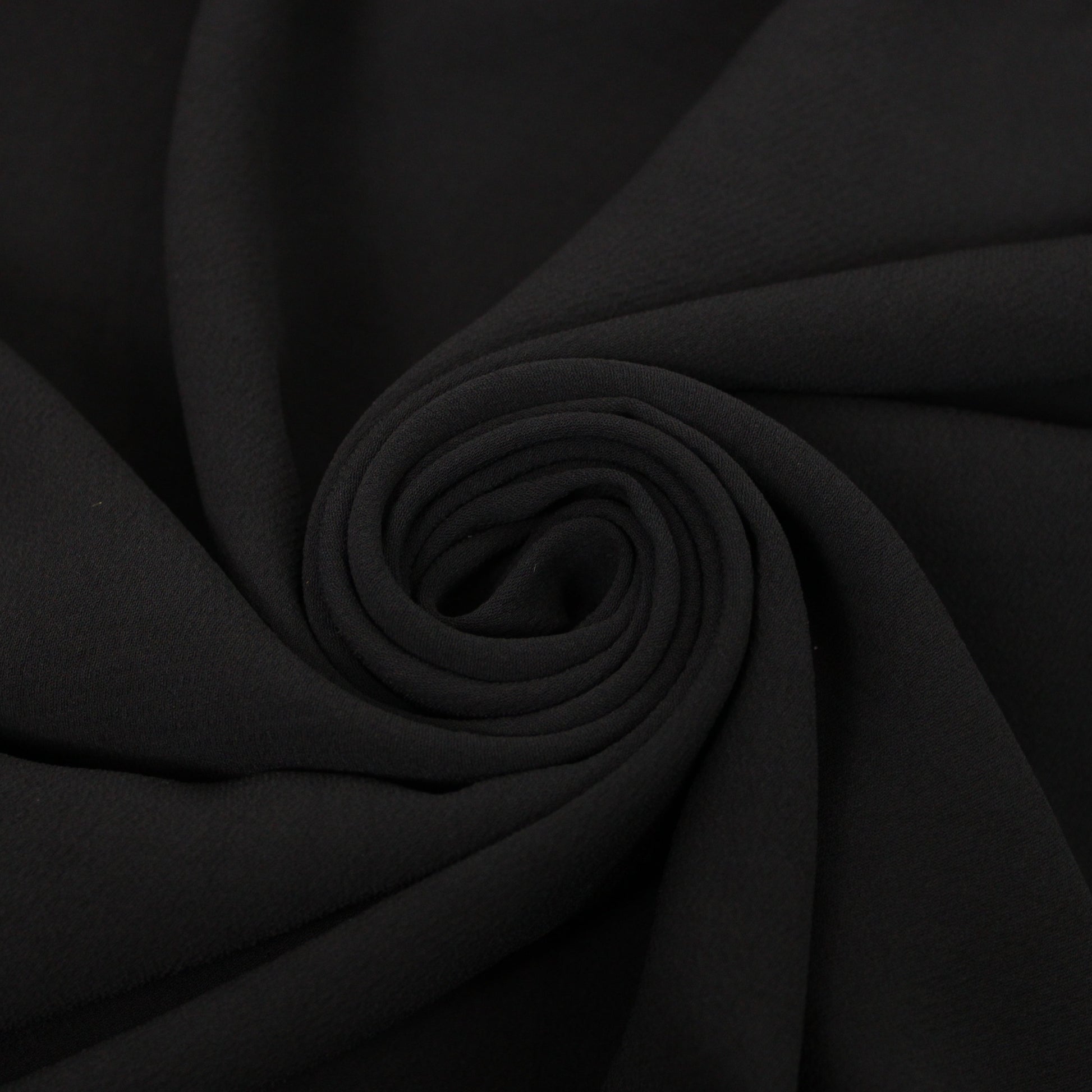 Tissu crêpe japonais - noir - photo 1/4 | So Tissus