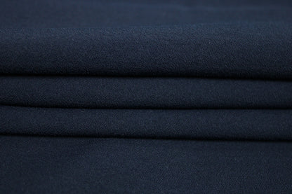 Tissu crêpe japonais stretch - bleu marine - photo 2/4 | So Tissus