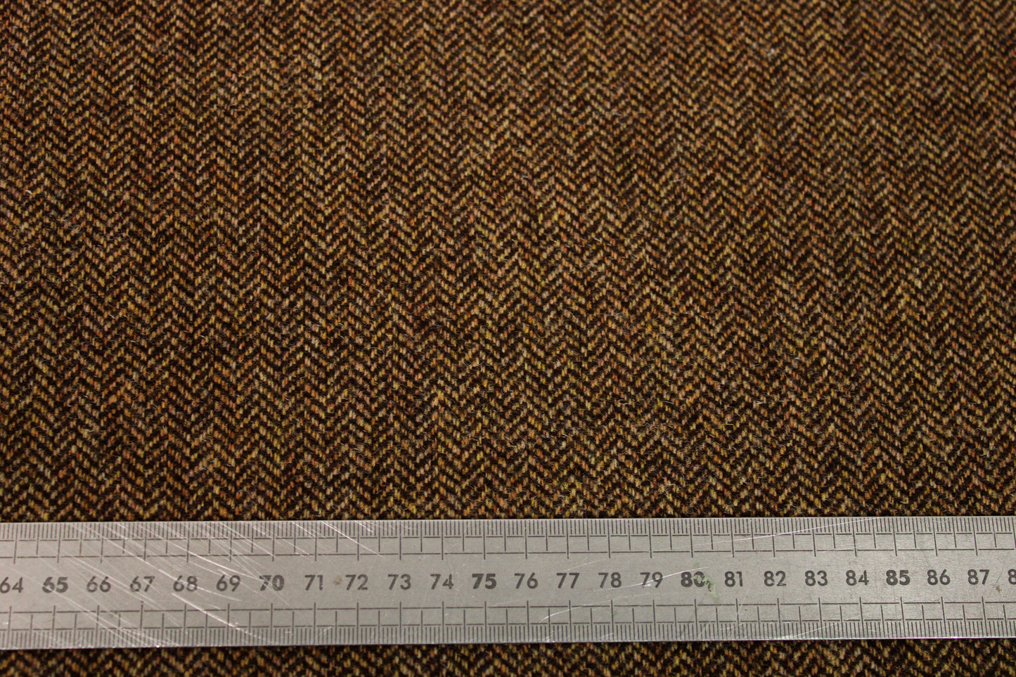 Tissu flanelle de laine - chevron - ton marron - photo 5/5 | So Tissus