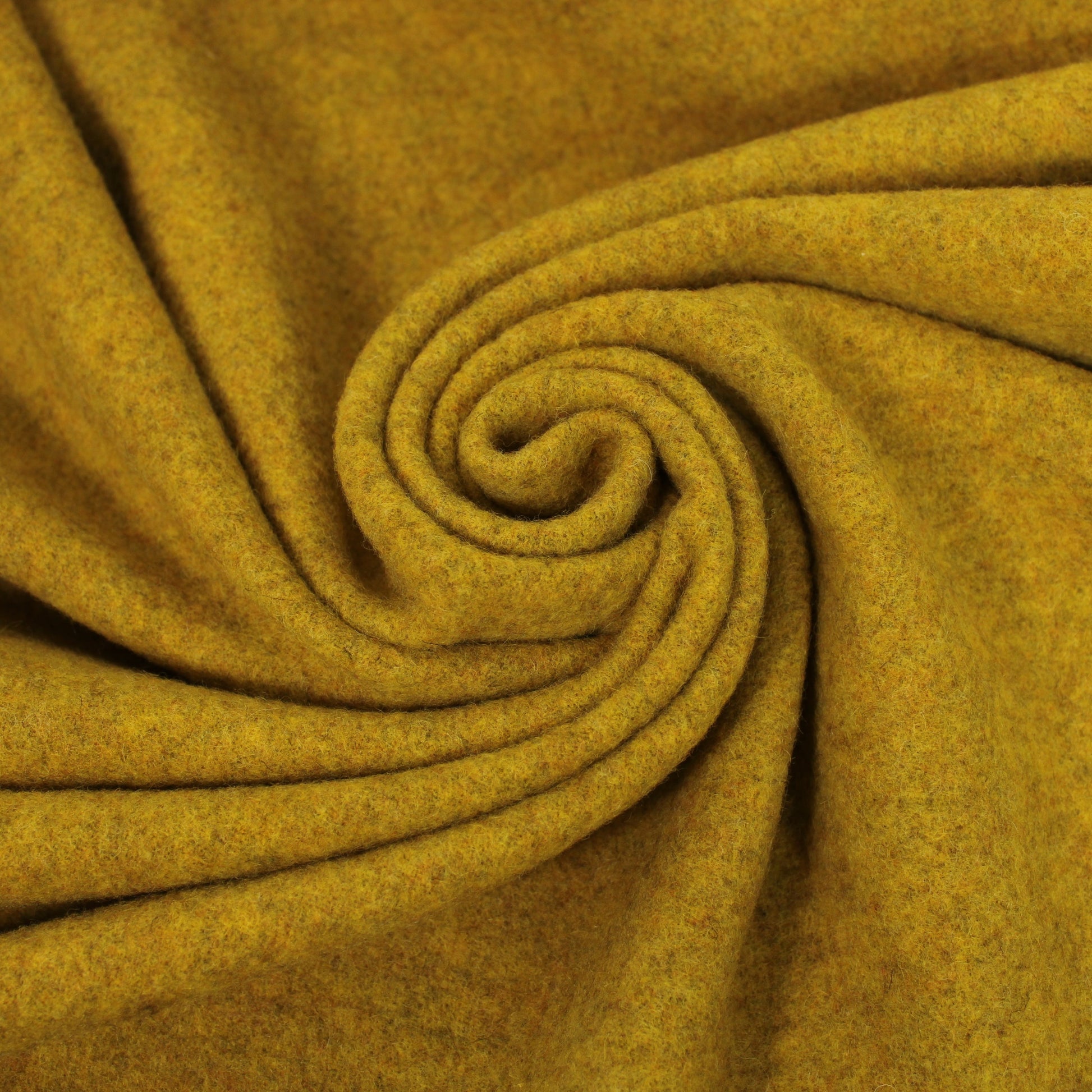 Tissu drap de laine - jaune curry - photo 1/4 | So Tissus
