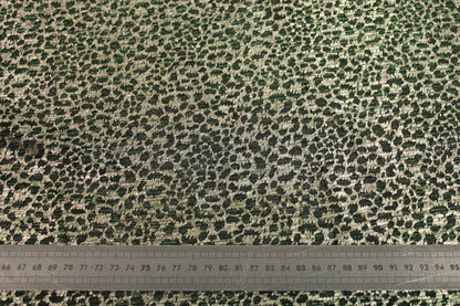 Tissu maille lurex - vert et doré - photo 5/5 | So Tissus