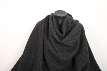 Tissu drap de laine - gris foncé chiné - photo 4/4 | So Tissus