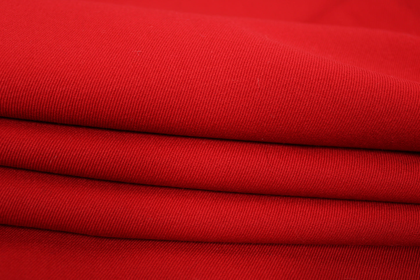 Tissu twill de laine - rouge - photo 2/4 | So Tissus