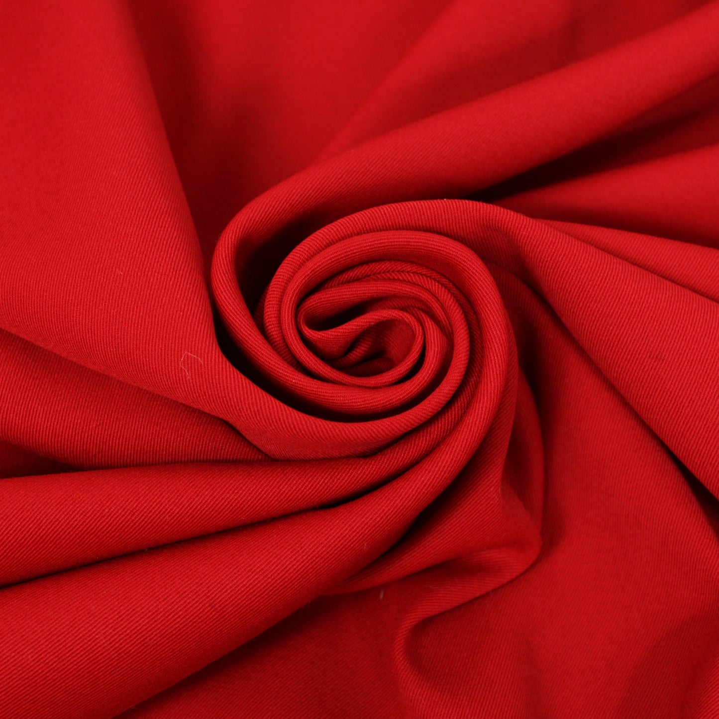 Tissu twill de laine - rouge - photo 1/4 | So Tissus