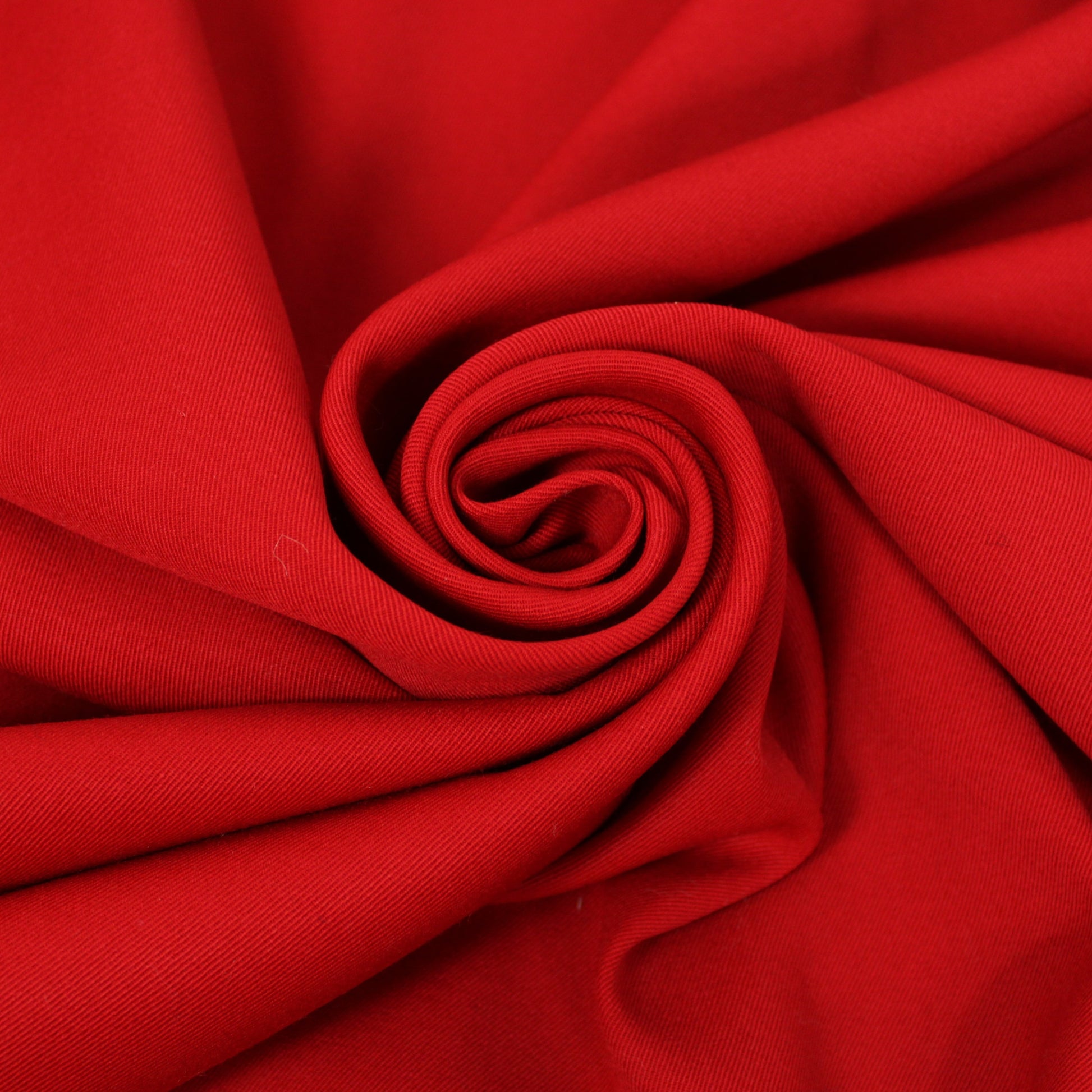 Tissu twill de laine - rouge - photo 1/4 | So Tissus