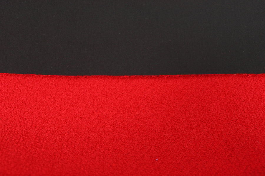 Tissu tweed de laine - rouge