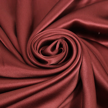 Tissu satin de soie lavé - bois de rose