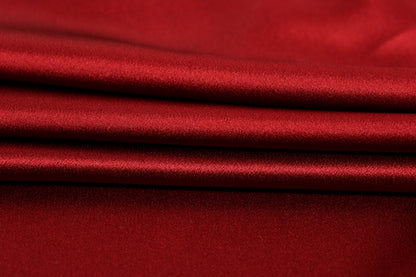 Tissu satin de soie - grenat - photo 2/4 | So Tissus