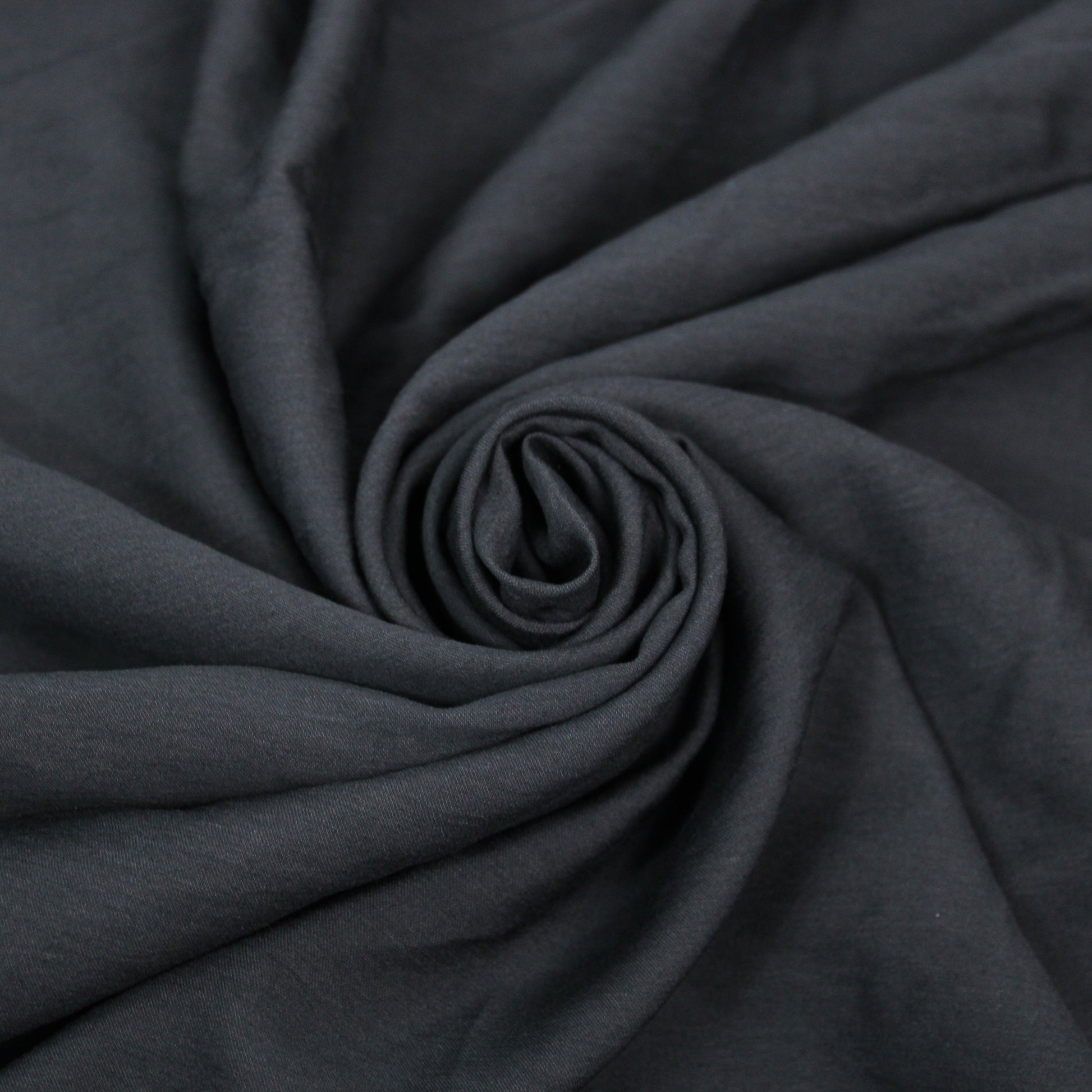 Tissu twill viscose - gris bleu foncé - photo 1/4 | So Tissus
