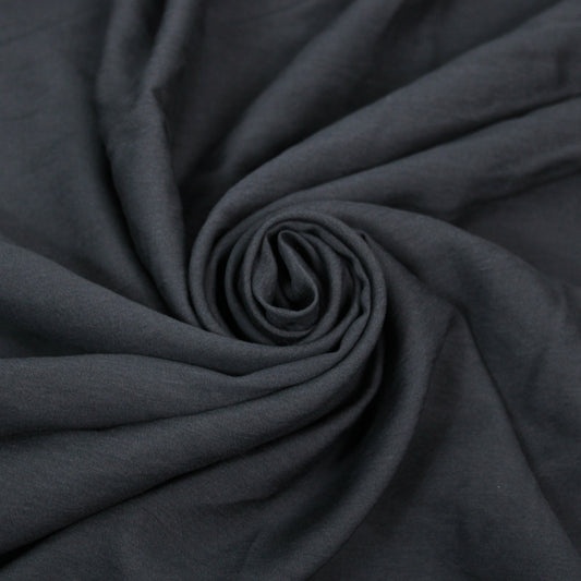 Tissu twill viscose - gris bleu foncé - photo 1/4 | So Tissus