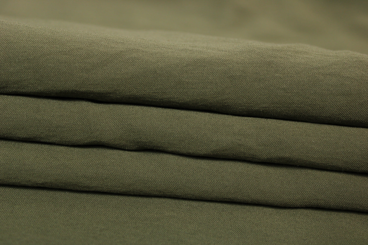 Tissu twill viscose - kaki - photo 2/4 | So Tissus
