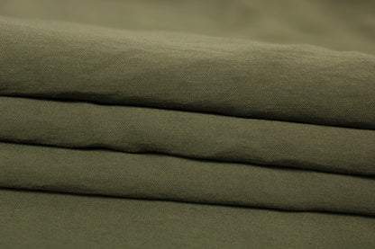 Tissu twill viscose - kaki - photo 2/4 | So Tissus