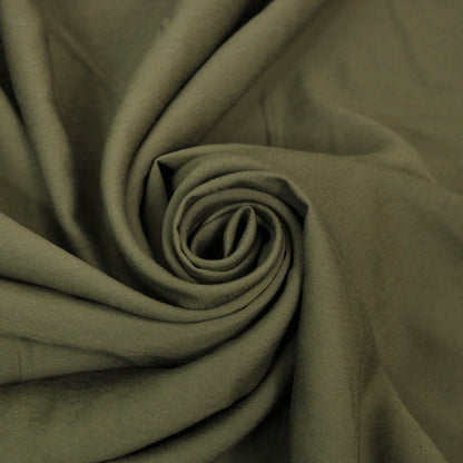 Tissu twill viscose - kaki - photo 1/4 | So Tissus