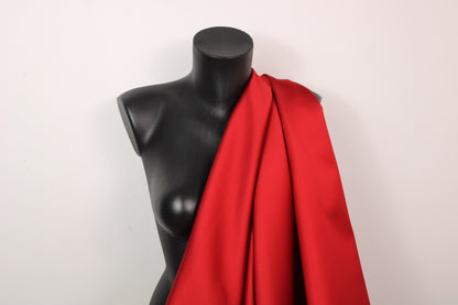Tissu satin duchesse - rouge - photo 3/4 | So Tissus