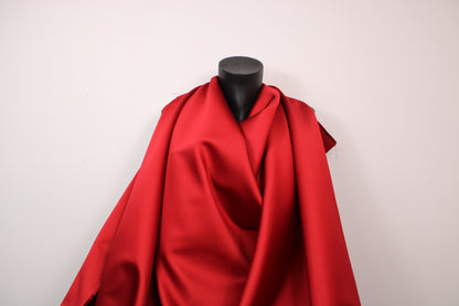 Tissu satin duchesse - rouge - photo 4/4 | So Tissus