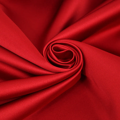 Tissu satin duchesse - rouge - photo 1/4 | So Tissus