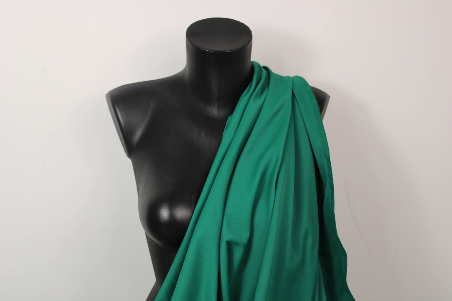 Tissu toile stretch - vert prairie - photo 4/4 | So Tissus