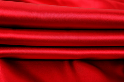 Tissu double satin - rouge - photo 2/4 | So Tissus