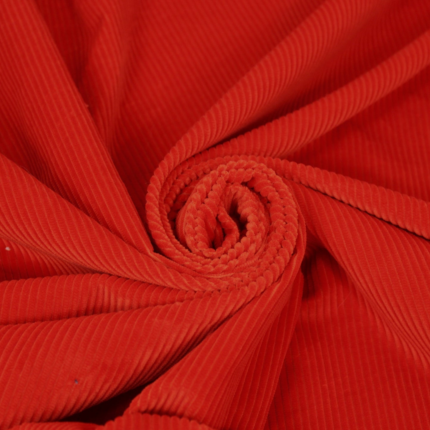 Tissu velours côtelé - orange vif - photo 1/4 | So Tissus