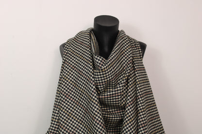 Tissu flanelle de laine - pied de poule - noir et blanc - photo 4/5 | So Tissus