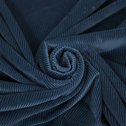 Tissu velours côtelé - bleu pétrole - photo 1/4 | So Tissus
