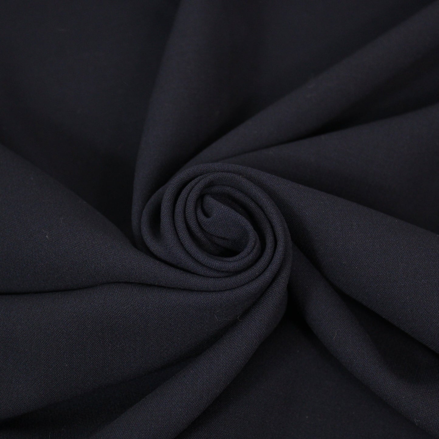 Tissu crêpe de laine - bleu marine foncé - photo 1/4 | So Tissus