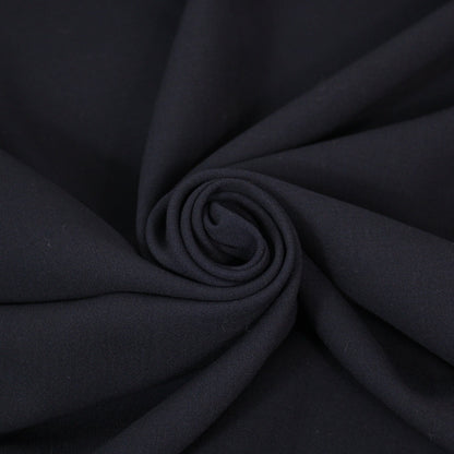 Tissu crêpe de laine - bleu marine foncé - photo 1/4 | So Tissus