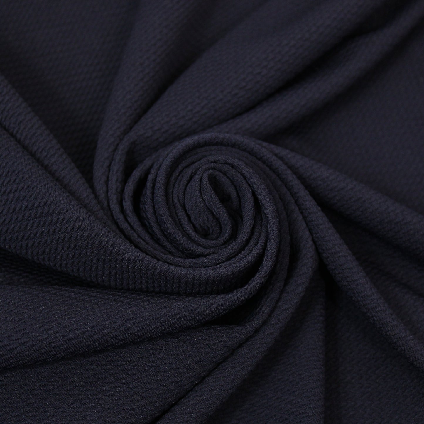 Tissu crêpe gaufré - bleu marine - photo 1/4 | So Tissus